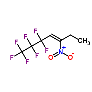 5,5,6,6,7,7,7-七氟-3-硝基-3-庚烯結(jié)構(gòu)式_1422-67-9結(jié)構(gòu)式