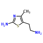 5-Thiazoleethanamine, 2-amino-4-methyl-, hydrobromide (1:2) Structure,142457-00-9Structure