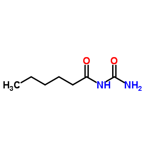 Hexanamide,n-(aminocarbonyl)- Structure,14299-58-2Structure