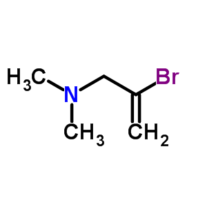 2-Propen-1-amine,2-bromo-n,n-dimethyl- Structure,14326-14-8Structure