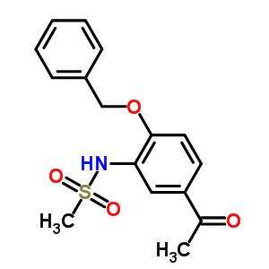 N-(5-Acetyl-2-(benzyloxy)phenyl)methanesulfonamide Structure,14347-08-1Structure