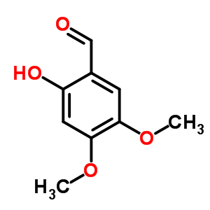 Benzaldehyde 2-hydroxy-4,5-dimethoxy- Structure,14382-91-3Structure