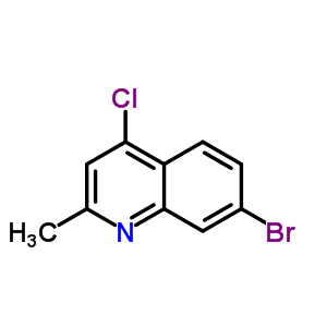 7-Bromo-4-chloro-2-methylquinoline Structure,143946-45-6Structure