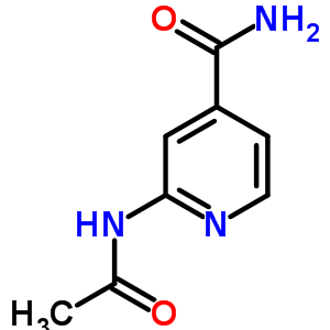 4-Pyridinecarboxamide,2-(acetylamino)- Structure,14436-36-3Structure