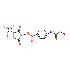 Sulfo-n-succinimidyl (n-iodoacetyl)aminobenzoate Structure,144650-93-1Structure