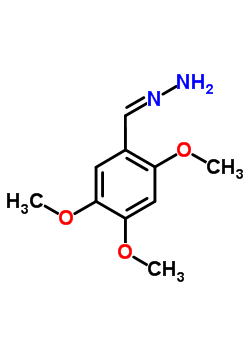 2,4,5-Trimethoxy-benzylidene)-hydrazine Structure,14469-99-9Structure