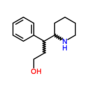 2-Piperidinepropanol, g-phenyl- Structure,14474-40-9Structure