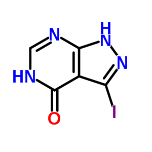 3-Iodo-1,5-dihydro-4H-pyrazolo[3,4-d]pyrimidin-4-one Structure,144750-83-4Structure