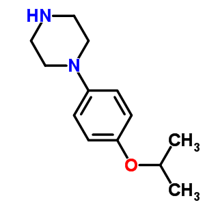 1-(4-異丙氧基苯基)哌嗪結(jié)構(gòu)式_144881-51-6結(jié)構(gòu)式