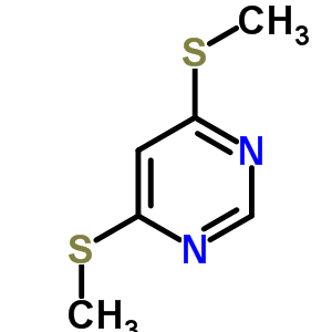 4,6-Bis(methylthio)pyrimidine Structure,1450-90-4Structure