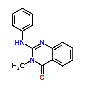 4(3H)-quinazolinone,3-methyl-2-(phenylamino)- Structure,14505-32-9Structure