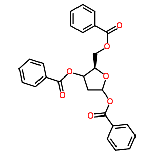 1,3,5-Tri-o-benzoyl-2-deoxyribofuranose Structure,145416-96-2Structure