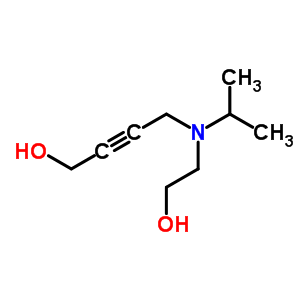 2-Butyn-1-ol,4-[(2-hydroxyethyl)(1-methylethyl)amino]- Structure,14558-45-3Structure