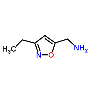 [(3-乙基異噁唑-5-基)甲基]胺結(jié)構(gòu)式_145689-96-9結(jié)構(gòu)式