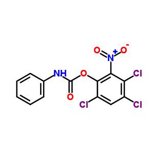 Phenol,3,4,6-trichloro-2-nitro-, 1-(n-phenylcarbamate) Structure,14572-56-6Structure