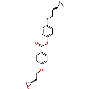 4-(2-(Oxiran-2-yl)ethoxy)phenyl 4-(2-(oxiran-2-yl)ethoxy)benzoate Structure,146063-25-4Structure