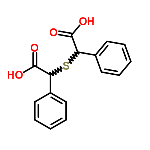 Benzeneacetic acid, a,a-thiobis- Structure,14618-83-8Structure