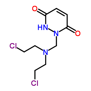 3,6-Pyridazinedione,1-[[bis(2-chloroethyl)amino]methyl]-1,2-dihydro- Structure,14628-36-5Structure