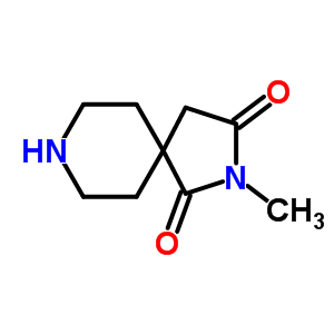 2-Methyl-2,8-diazaspiro[4.5]decane-1,3-dione Structure,1463-49-6Structure