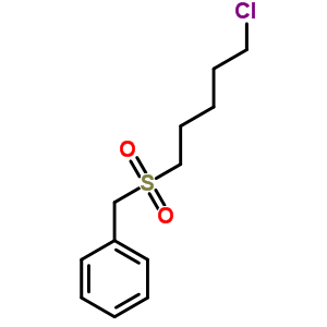 Benzene,[[(5-chloropentyl)sulfonyl]methyl]- Structure,14633-40-0Structure