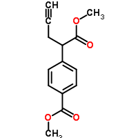 α-Propargylhomoterephthalic acid dimethyl ester Structure,146464-90-6Structure