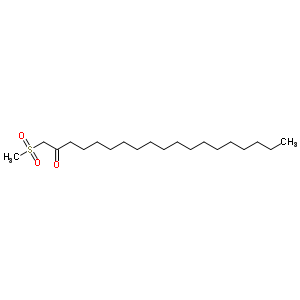 2-Nonadecanone,1-(methylsulfonyl)- Structure,14723-70-7Structure