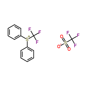 Diphenyl-(trifluoromethyl)-sulfonium trifluoromethanesulfonate Structure,147531-11-1Structure