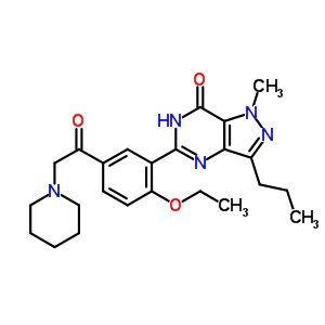 Piperiacetildenafil Structure,147676-50-4Structure