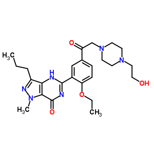 Hydroxy acetildenafil Structure,147676-56-0Structure