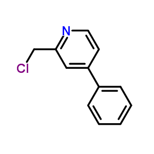 2-(Chloromethyl)-4-phenylpyridine Structure,147937-34-6Structure