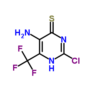 4(3H)-pyrimidinethione,5-amino-2-chloro-6-(trifluoromethyl)- Structure,1480-67-7Structure