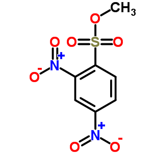 Benzenesulfonic acid,2,4-dinitro-, methyl ester Structure,1485-91-2Structure