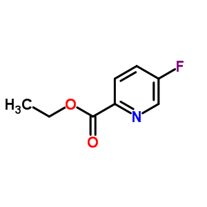 5-氟-2-吡啶羧酸乙酯結(jié)構(gòu)式_148541-70-2結(jié)構(gòu)式