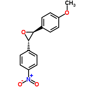 (2R,3R)-rel-2-(4-甲氧基苯基)-3-(4-硝基苯基)-環(huán)氧乙烷結(jié)構(gòu)式_14985-27-4結(jié)構(gòu)式