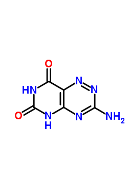 Pyrimido[4,5-e]-1,2,4-triazine-6,8(5h,7h)-dione,3-amino- Structure,1501-47-9Structure