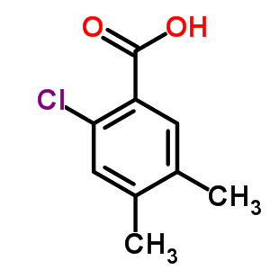 2-Chloro-4,5-dimethylbenzoicacid Structure,15089-74-4Structure