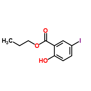 Propyl 2-hydroxy-5-iodobenzoate Structure,15125-86-7Structure