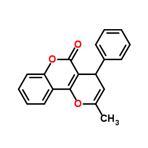 Rac-2-methyl-4-phenyl-4h-pyrano[3,2-c]benzopyran-5-one Structure,15151-14-1Structure