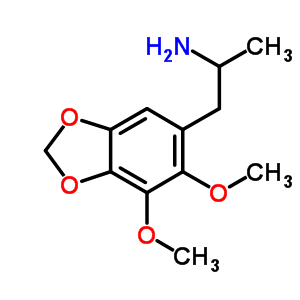 1-(6,7-Dimethoxybenzo[d][1,3]dioxol-5-yl)propan-2-amine Structure,15183-26-3Structure