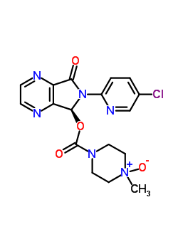 (5S)-6-(5-chloro-2-pyridinyl)-7-oxo-6,7-dihydro-5h-pyrrolo[3,4-b]pyrazin-5-yl 4-methyl-1-piperazinecarboxylate 4-oxide Structure,151851-70-6Structure