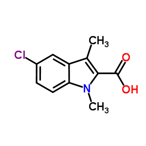 5-Chloro-1,3-dimethyl-1H-indole-2-carboxylic acid Structure,152088-13-6Structure