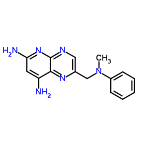 Pyrido[2,3-b]pyrazine-6,8-diamine,2-[(methylphenylamino)methyl]- Structure,15224-04-1Structure