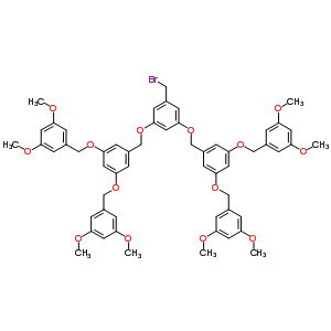 3,5-Bis[3,5-bis(3,5-dimethoxybenzyloxy)benzyloxy]benzyl bromide Structure,152811-37-5Structure