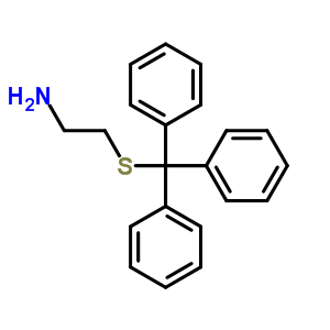 S-三苯甲基半胱胺鹽酸鹽結(jié)構(gòu)式_15297-43-5結(jié)構(gòu)式