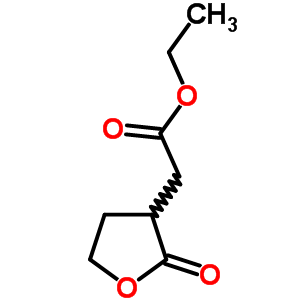 3-Furanacetic acid,tetrahydro-2-oxo-, ethyl ester Structure,15441-61-9Structure