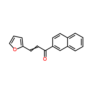 2-Propen-1-one,3-(2-furanyl)-1-(2-naphthalenyl)- Structure,15462-59-6Structure