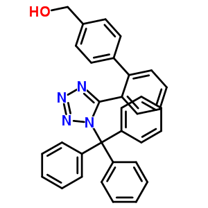 5-[4’-Hydroxymethyl-(1,1’-biphenyl)-2-yl]-2-triphenylmethyltetrazole Structure,154709-18-9Structure