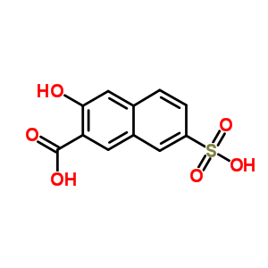 2-Naphthalenecarboxylicacid, 3-hydroxy-7-sulfo- Structure,15509-36-1Structure