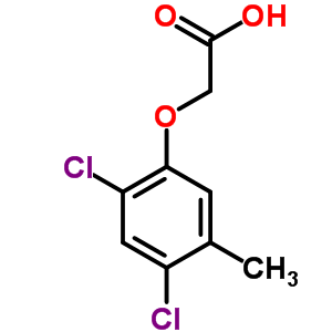 Acetic acid,2-(2,4-dichloro-5-methylphenoxy)- Structure,1556-01-0Structure