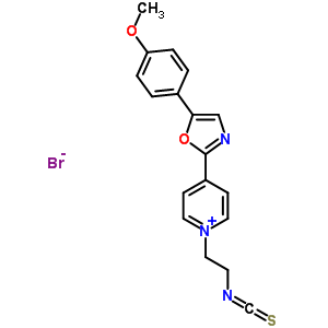 1-(2-Isothiocyanatoethyl)-4-[5-(4-methoxyphenyl)-2-oxazolyl]pyridinium bromide Structure,155862-91-2Structure